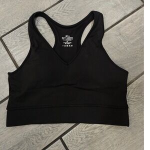 NWOT Zenana‎ Black Racerback Sports Bra 4839/44